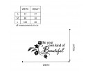 Be Your Own Kind Of Beautiful Quote Wall Stickers Home Lettering Quote Wall Decal